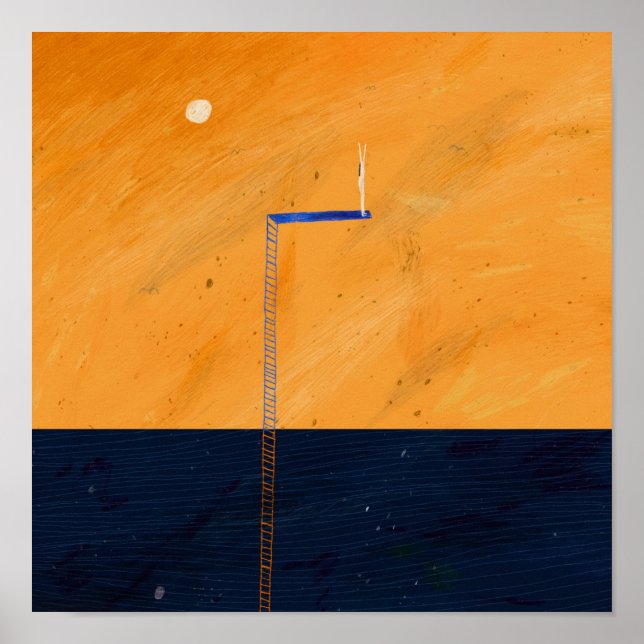 springen poster (Vorne)