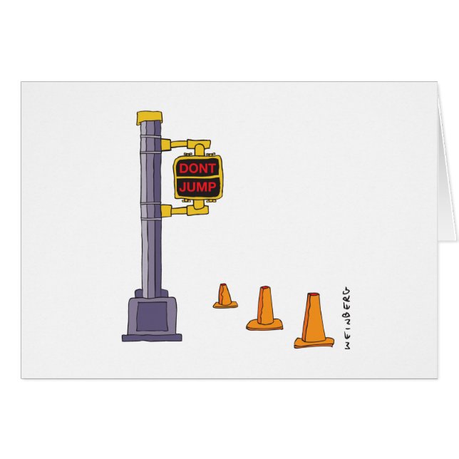 Springen Sie nicht (Vorderseite (Horizontal))