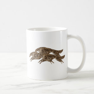 Springen von Borzoi Tasse