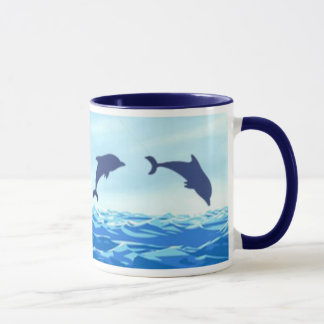 Springende Delphin-Tasse Tasse