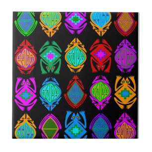 Springende Frösche Fliese