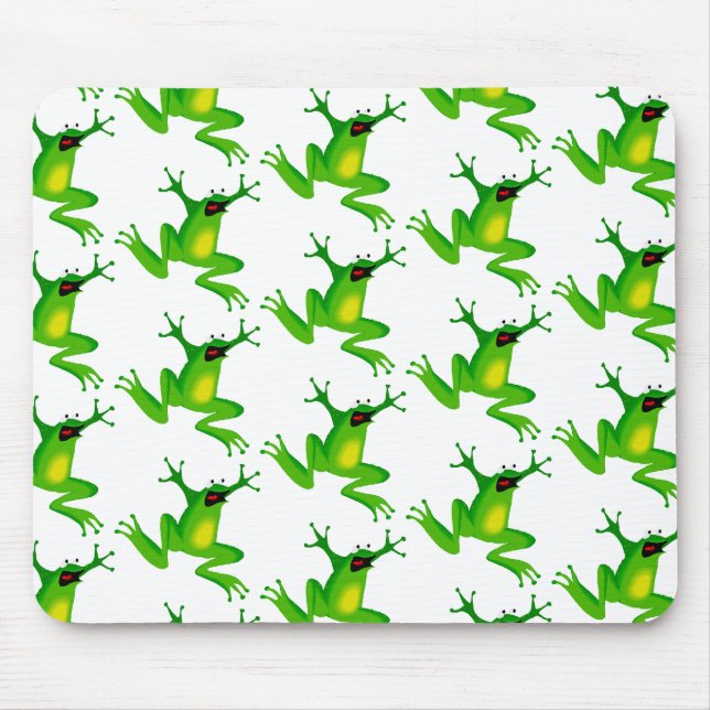 Springende Frösche Mousepad (Vorne)