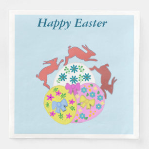 Springende Hasen Serviette