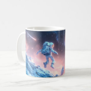 Springender Astronaut Kaffeetasse