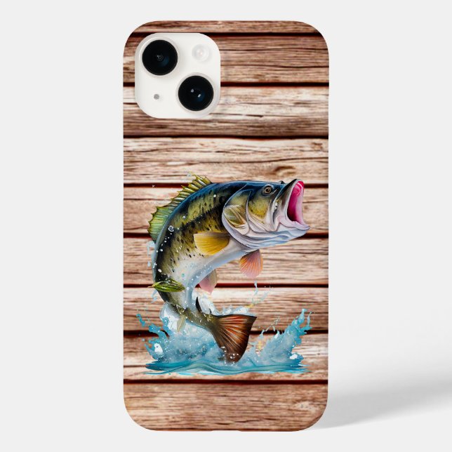 Springender Barsch Scheunenholz Case-Mate iPhone Hülle (Rückseite)