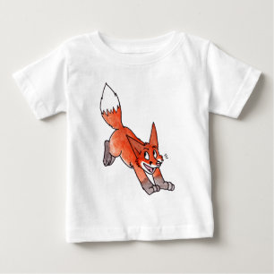Springender Fox-Säuglings-T - Shirt