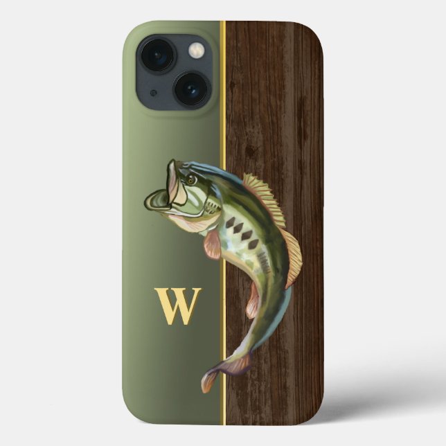 Springender Großmäuliger Barsch Case-Mate iPhone Hülle (Rückseite)