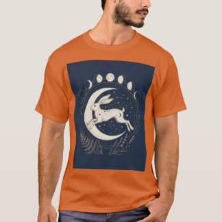 Springender Hase Halbmond Sternkarte Tee