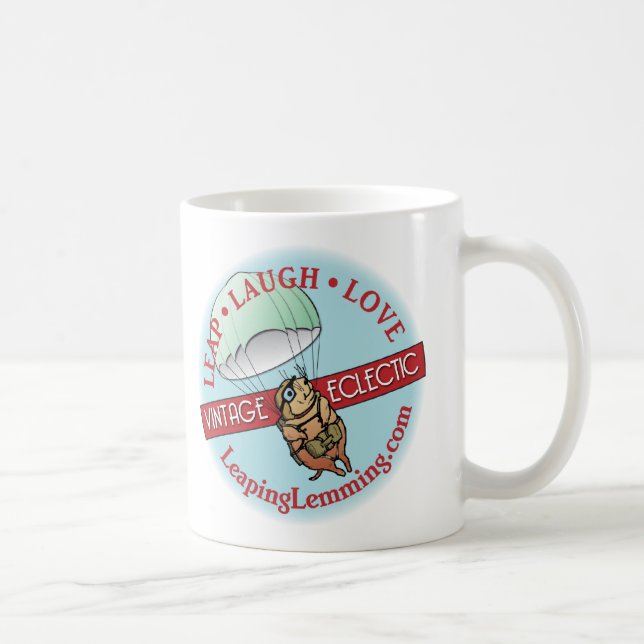 Springender Lemming Becher Kaffeetasse (Rechts)