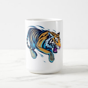 Springender Tiger Kaffeetasse
