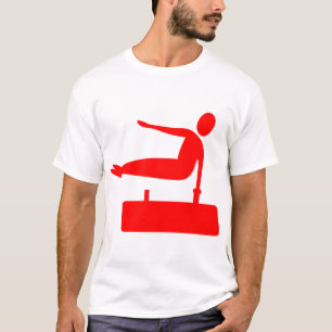 Springendes Pferd - Rot T-Shirt