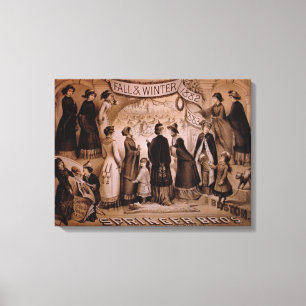 'Springer-Brüder, Boston, Fall und Winter Collec Leinwanddruck