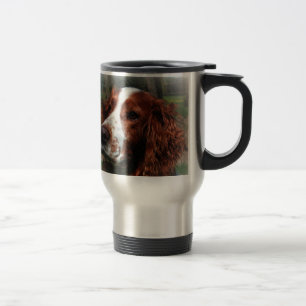 Springer Spaniel Dog Art Reisebecher