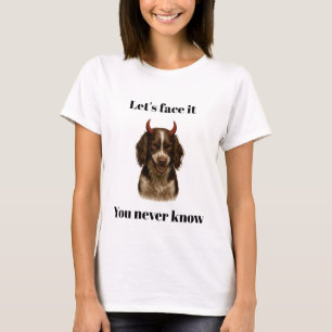 Springer Spaniel Engel / Teufel Frauen T-Shirt