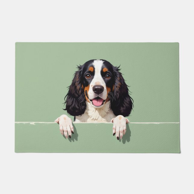Springer Spaniel Fußmatten Kunst Fußmatte (Vorderseite)