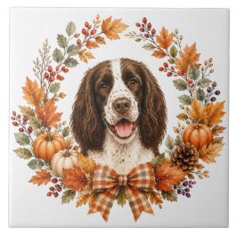 Springer Spaniel Herbst Fliese