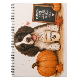 Springer Spaniel Herbst Notizblock