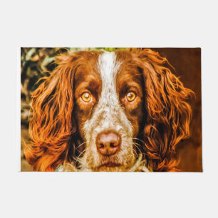 Springer Spaniel Hund. Fußmatte