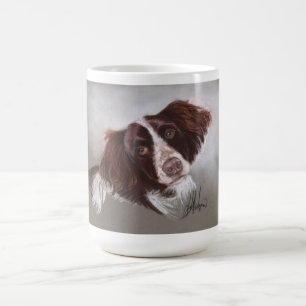 Springer Spaniel Original Malerei Klassische Tasse