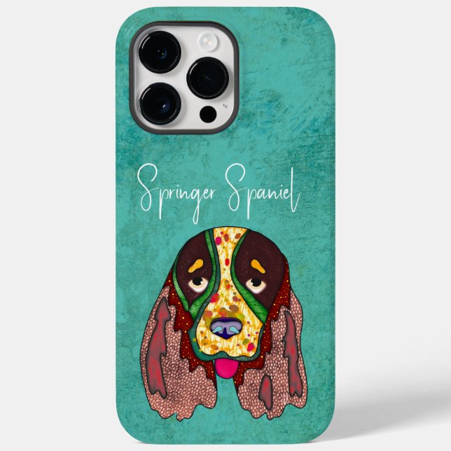 Springer Spaniel Ugly Face Case-Mate iPhone Case (Rückseite)