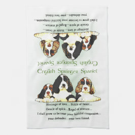 Springer Spaniel Welppies Geschirrtuch