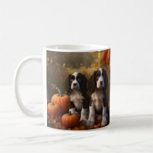 Springer Spanier Welpe Autumn Delight Pumpkin Kaffeetasse