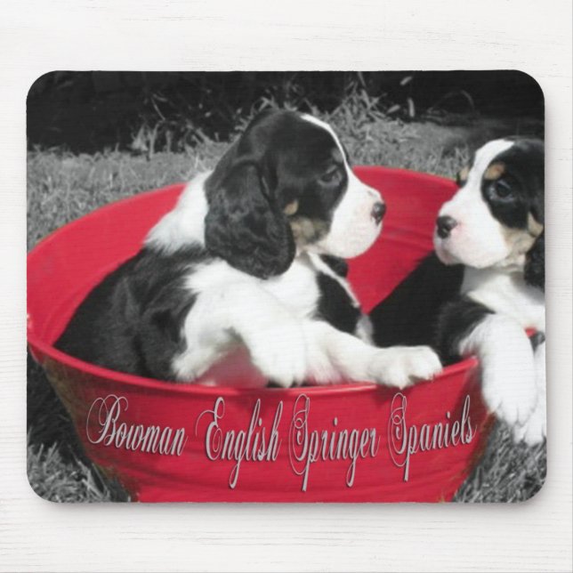 Springerspaniel-Mausunterlage Mousepad (Vorne)