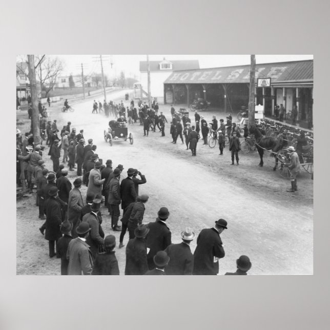 Springfield Auto Race: 1900 Poster (Vorne)