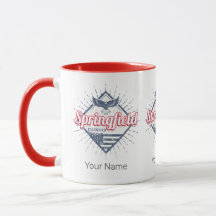 Springfield City Illinois United Staaten Retro USA