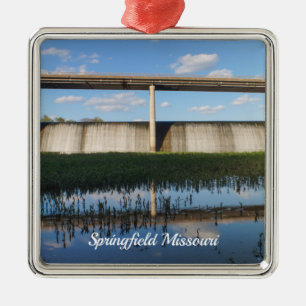 Springfield Lake Missouri Ornament Aus Metall