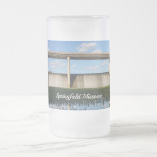 Springfield Lake Missouri Stausee Mattiertes Glasb Mattglas Bierglas