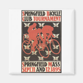 Springfield Mass. 1895 Fahrradturnier Magnet