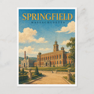 Springfield Massachusetts Armory GeoSaga Postkarte