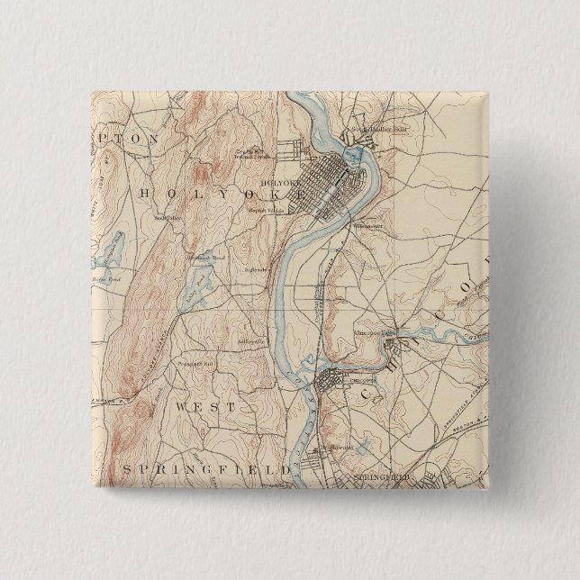 Springfield, Massachusetts Button (Vorderseite)