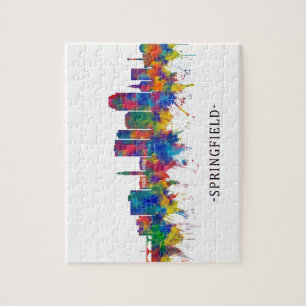 Springfield Massachusetts Skyline Puzzle