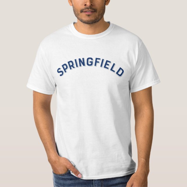Springfield, Massachusetts, Vintager Pfeil T-Shirt (Vorderseite)