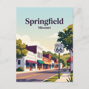 Springfield, Missouri Postkarte