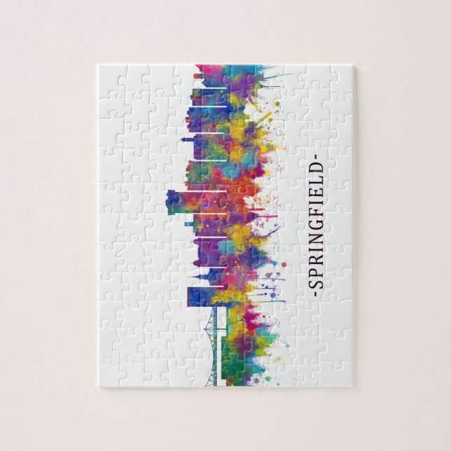 Springfield Missouri Skyline Puzzle (Vertikal)