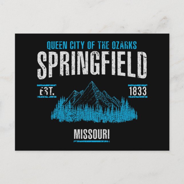 Springfield Postkarte (Vorderseite)