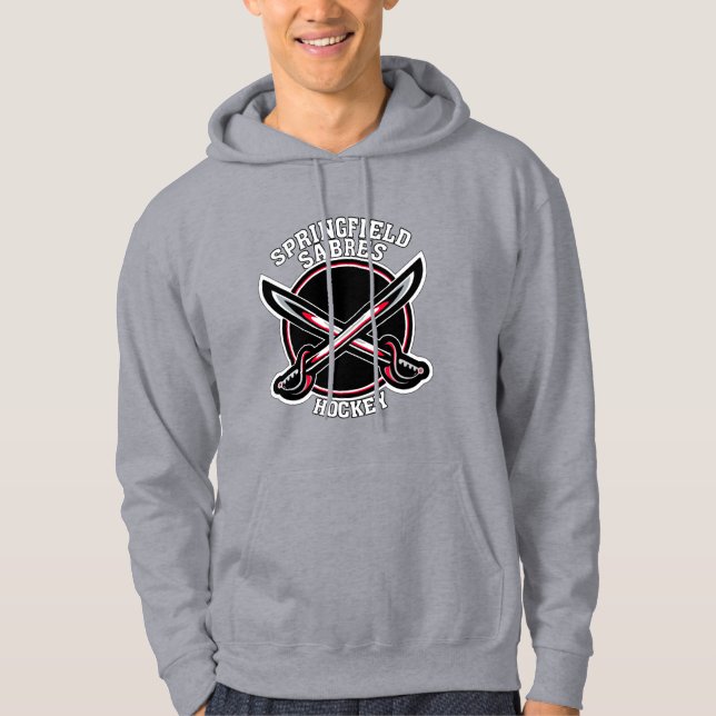 Springfield Sabers Adult Hoodie (Vorderseite)