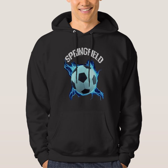 Springfield Soccer Retro Hoodie (Vorderseite)