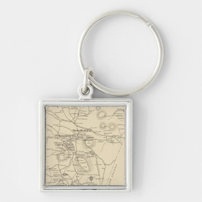 Springfield, Sullivan Co Schlüsselanhänger (Vorne)