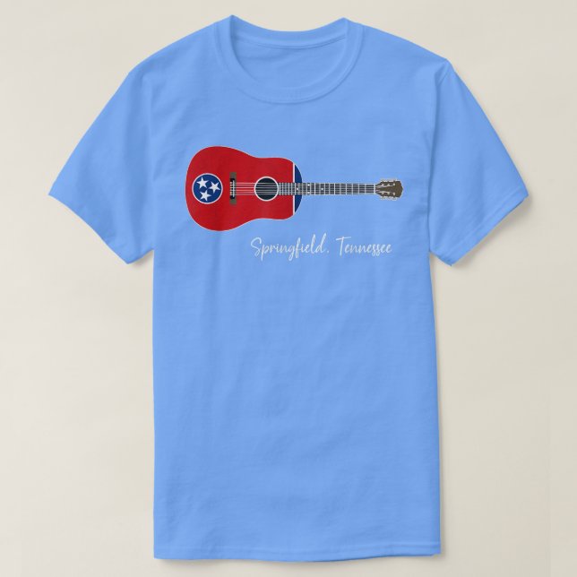 Springfield Tennessee Guitar T-Shirt (Design vorne)