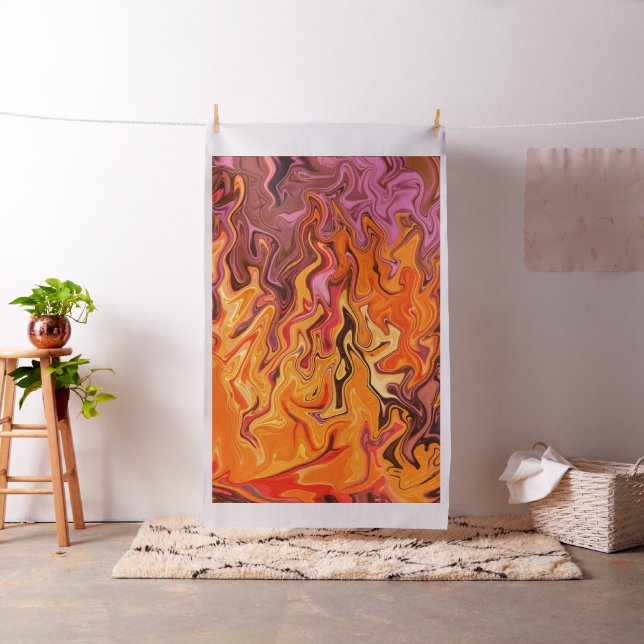 Springin' Flammen.... Stoff (Beispiel)
