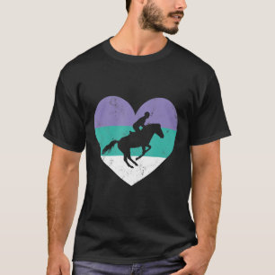 Springpferd Für Frauen Und Mädchen Retro Cute T-Shirt