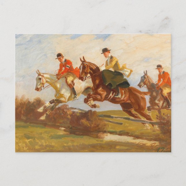 Springreiter | Angelo Jank Postkarte (Vorderseite)