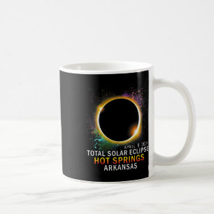 Springs Arkansas Total Solar Eclipse 8. April 2024 Kaffeetasse