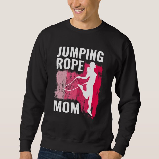 Springseil-Mutter Seilspringer für Frauen Springse Sweatshirt (Vorderseite)