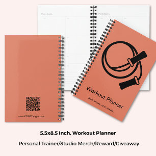 Springseil Orange Schwarz Fitness Starter Workout Planer