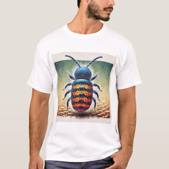 Springtail Insect 200724IREF202 - Watercolor T-Shirt (Vorderseite)